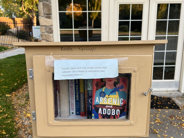 Image of the lending library at Eagle Springs